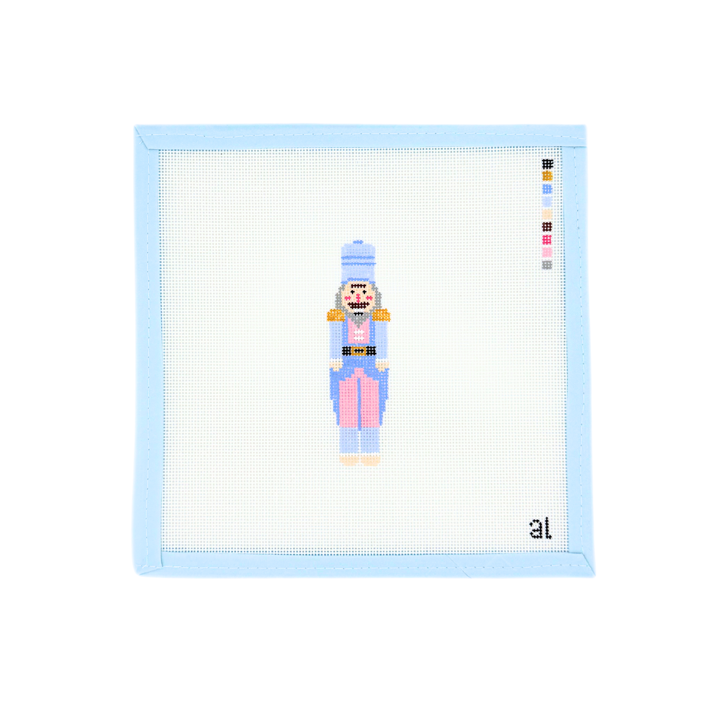 Blue Sugar Plum Solider Nutcracker