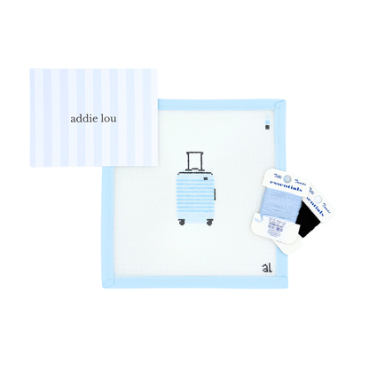 Blue Carry-On Suitcase