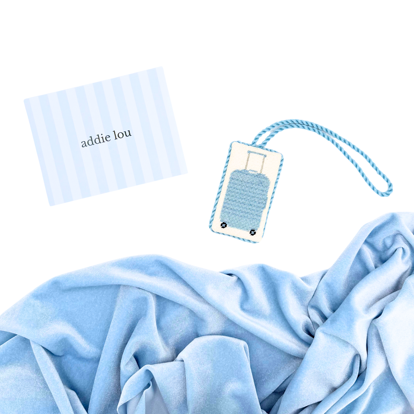 Blue Carry-On Suitcase