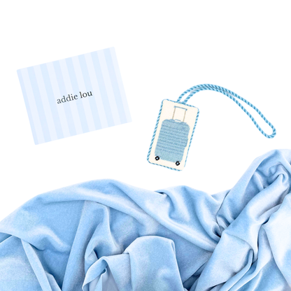 Blue Carry-On Suitcase