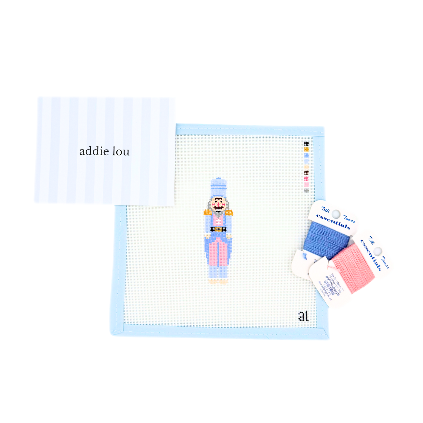 Blue Sugar Plum Solider Nutcracker