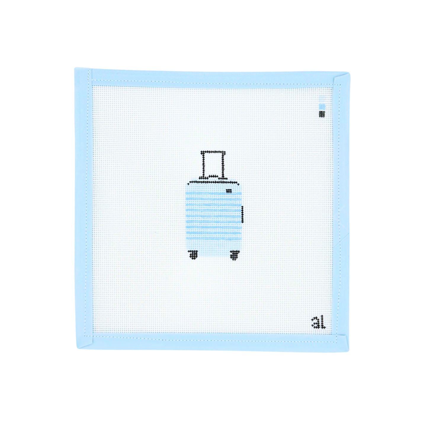 Blue Carry-On Suitcase