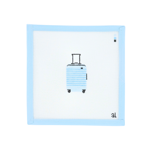 Blue Carry-On Suitcase