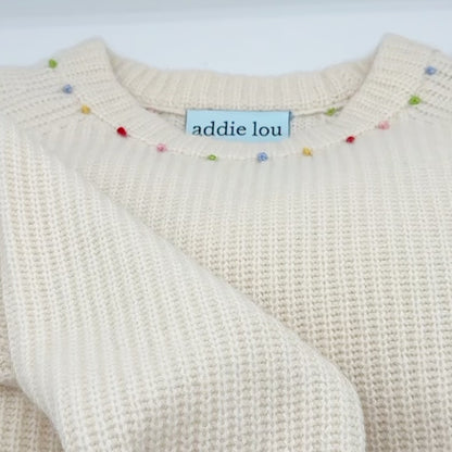 Cashmere Confetti Sweater - Pre-Order (Ships Early February)