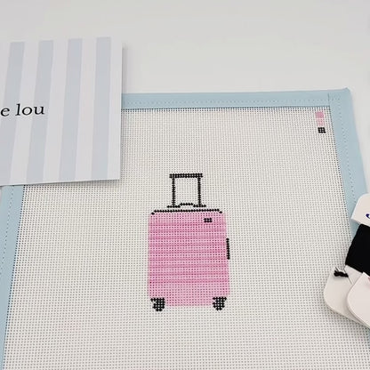 Pink Carry-On Suitcase