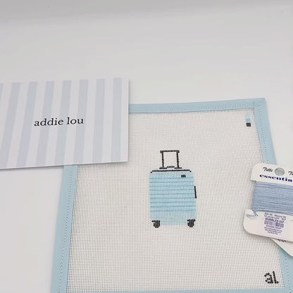 Blue Carry-On Suitcase